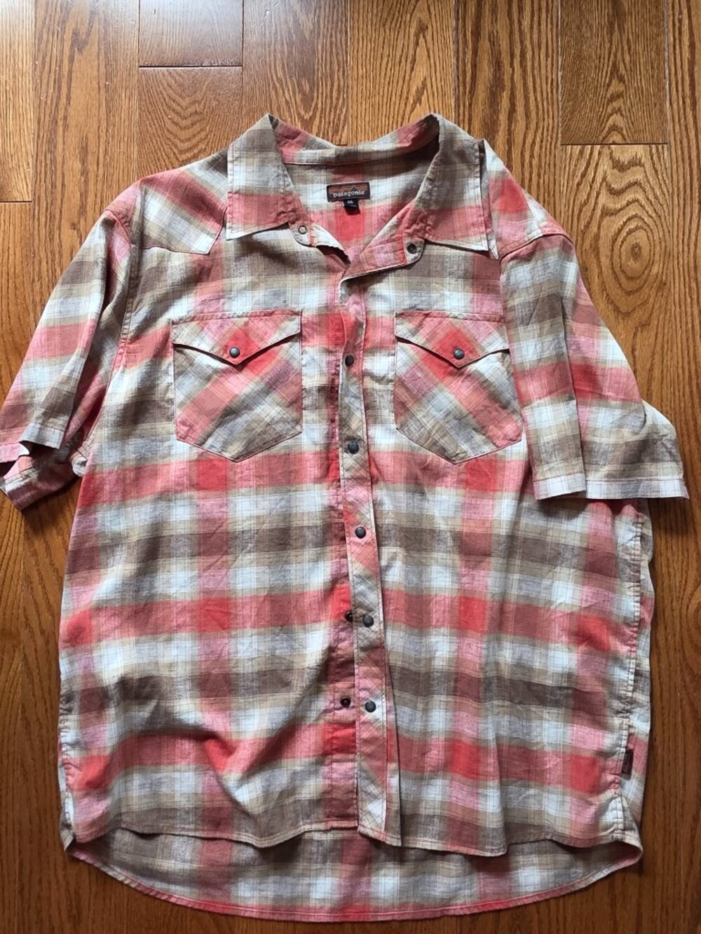 XXL Patagonia Western Snap Short Sleeve Shirt